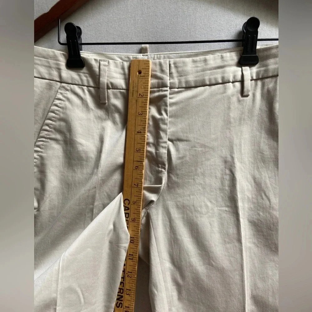 Peserico Cream Cropped Ankle Pants NWOT condition 100% cotton - Picture 12 of 14